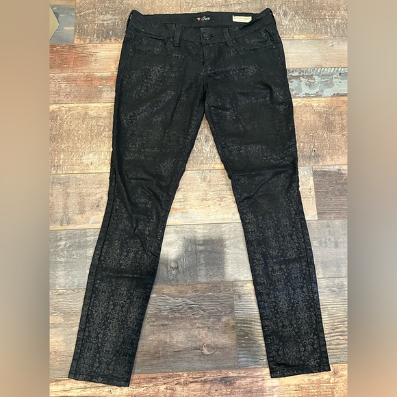 Guess Black/Holographic Jeans - Picture 1 of 5